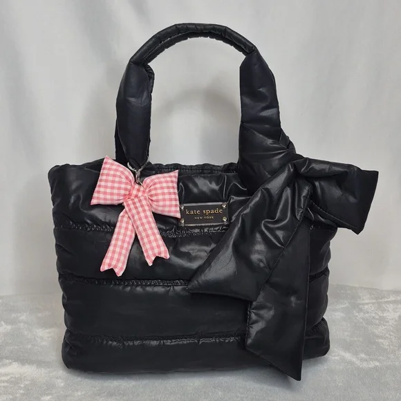 Kate Spade Nylon Bow Puffer Tote - Picture 6 of 17
